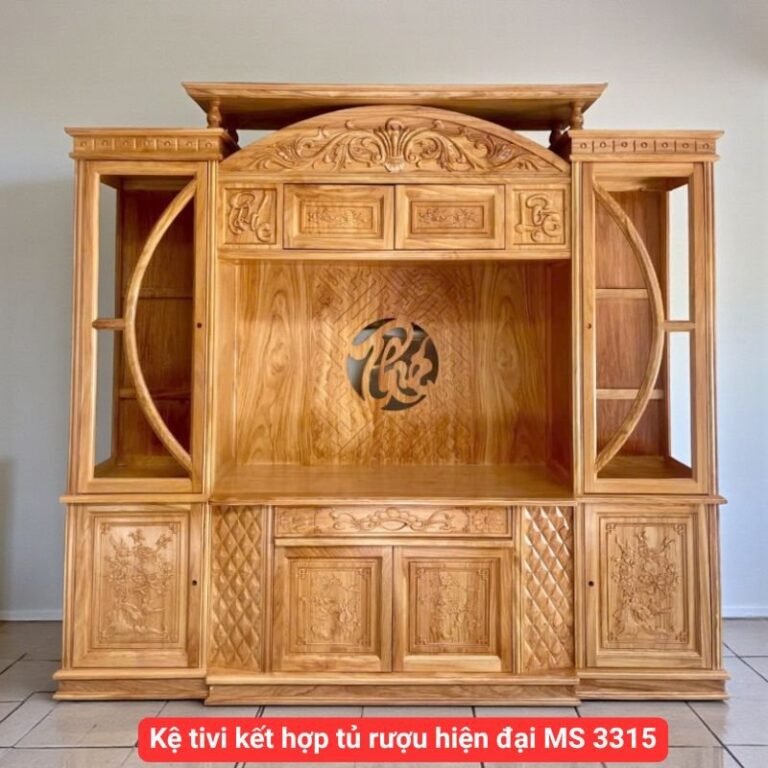 Ý Tưởng 8: Tích Hợp Loa Âm Thanh Và Công Nghệ - Ý tưởng đặt đồ vật trên kệ tivi