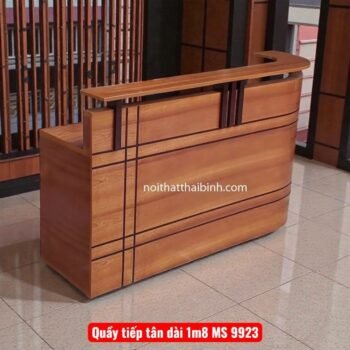 Quầy tiếp tân dài 1m8 MS 9923