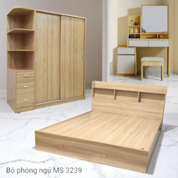 Bộ giường ngủ hiện đại MS 3239 9 Bộ giường ngủ hiện đại MS 3239
