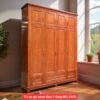 Tủ áo gỗ xoan đào 2 tầng MS 2408