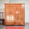 Tủ quần áo gỗ vân xoan đào tự nhiên MS 1943