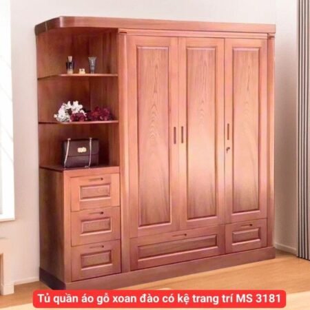 Tủ quần áo MS 1005 Giá bán = 7,500,000đ