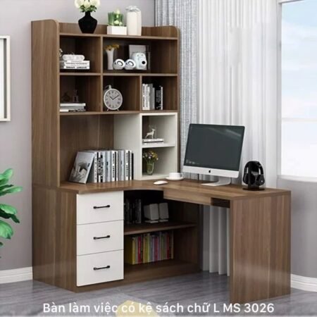 Bàn học kết hợp tủ quần áo MS 1931