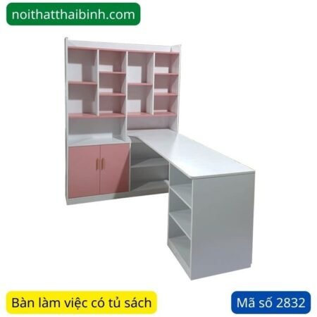 Bàn học kết hợp tủ quần áo MS 1931