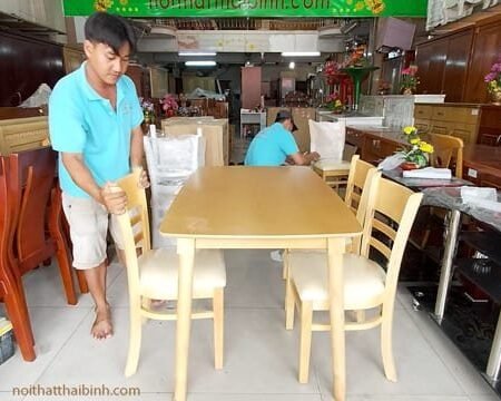 Bộ bàn ghế ăn giá rẻ MS 9853