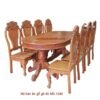 Bộ bàn ăn gỗ gõ đỏ MS 1240 Giá bán = 39.000.000 đ giảm còn = 34.000.000 đ