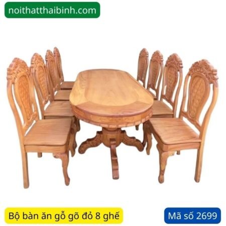 Bộ bàn ăn gỗ MS 2480