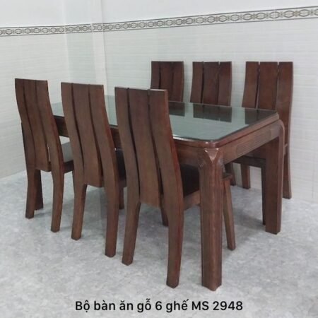 Bộ bàn ăn gỗ MS 2480