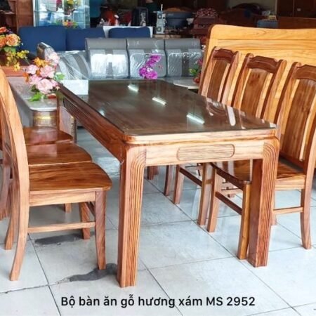 Bộ bàn ăn gỗ MS 2480