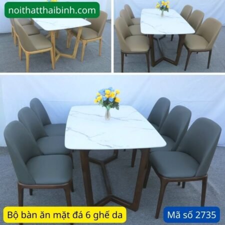 Bộ bàn ăn gỗ MS 2480