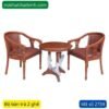 Bộ bàn trà 2 ghế đẹp MS 2734
