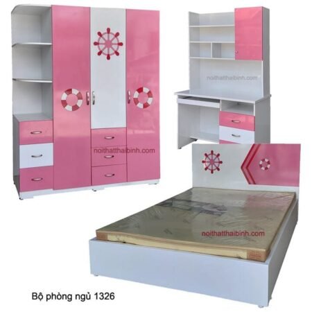 Bộ phòng ngủ hình Doremon MS 1420 Giá bán= 19.200.000đ giảm còn= 16.200.000đ