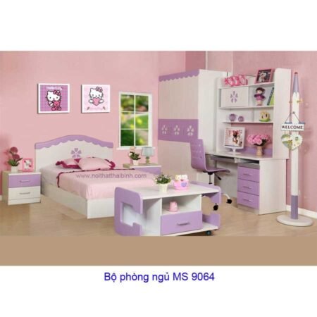 Bộ phòng ngủ hình Doremon MS 1420 Giá bán= 19.200.000đ giảm còn= 16.200.000đ
