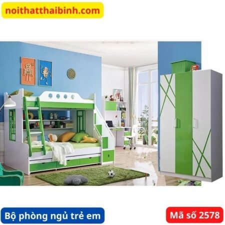 Bộ phòng ngủ hình Doremon MS 1420 Giá bán= 19.200.000đ giảm còn= 16.200.000đ