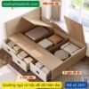 Giường ngủ có hộc để đồ MS 2841
