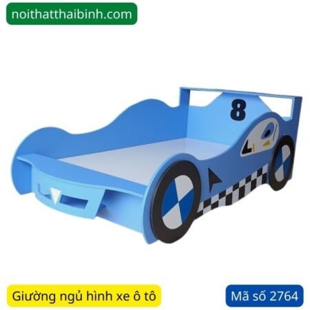 Giường ngủ hình xe ô tô 2 tầng MS 2825