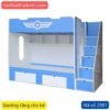 Giường tầng trẻ em màu xanh MS 2581