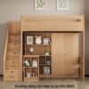 Giường tầng kết hợp tủ áo MS 2881