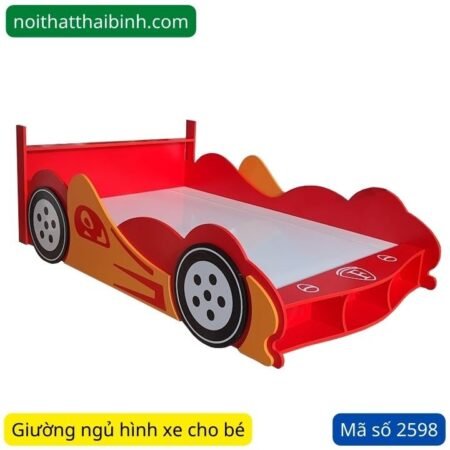 Giường ngủ hình xe ô tô 2 tầng MS 2825