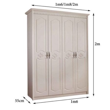 Tủ áo quần cao cấp MS 6343