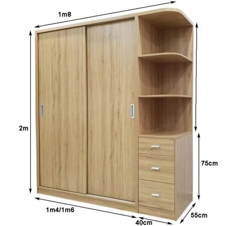 Tủ quần áo MS 1005 Giá bán = 7,500,000đ