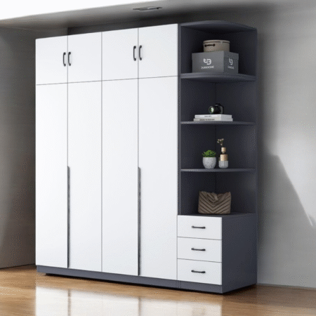 Mẫu tủ quần áo đẹp hiện đại MS 3207