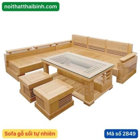 Sofa gỗ cao cấp MS 2856