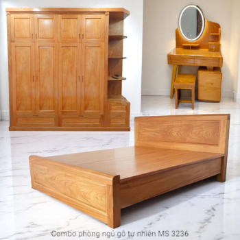 Combo giường tủ bàn trang điểm MS 3236 9 Combo giường tủ bàn trang điểm MS 3236