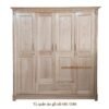 Tủ quần áo gỗ sồi cao cấp MS 1246 Giá bán = 13.500.000 đ giảm còn = 12.500.000 đ