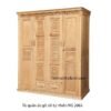 Tủ quần áo gỗ sồi tự nhiên MS 2063