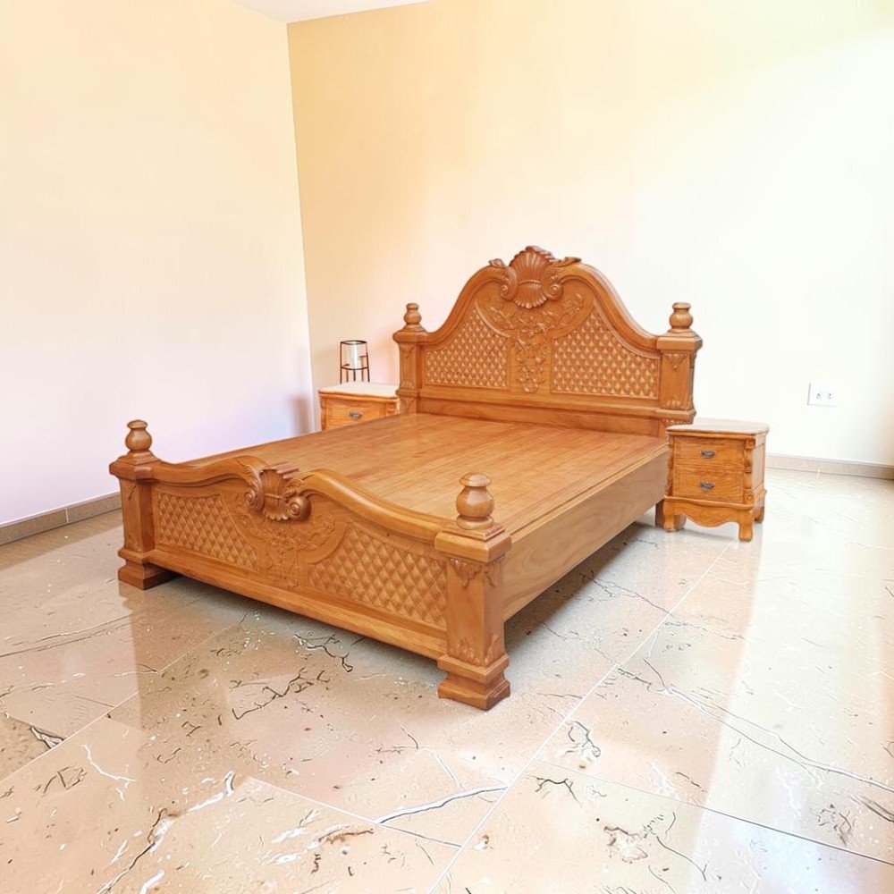 Giường Ngủ Gỗ Tự Nhiên
