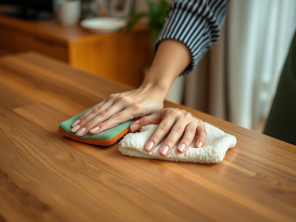 6 Mẹo Giữ Bàn Làm Việc Luôn Sáng Bóng Mà Bạn Cần Biết 7 Phụ nữ Việt Nam đánh bóng bàn làm việc