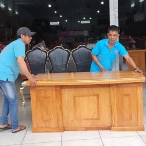 Bàn làm việc gỗ tự nhiên cao cấp MS 3423