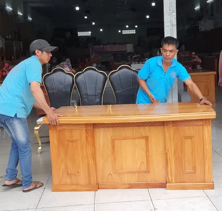 Bàn làm việc gỗ tự nhiên cao cấp MS 3423 1 Bàn làm việc gỗ tự nhiên cao cấp MS 3423