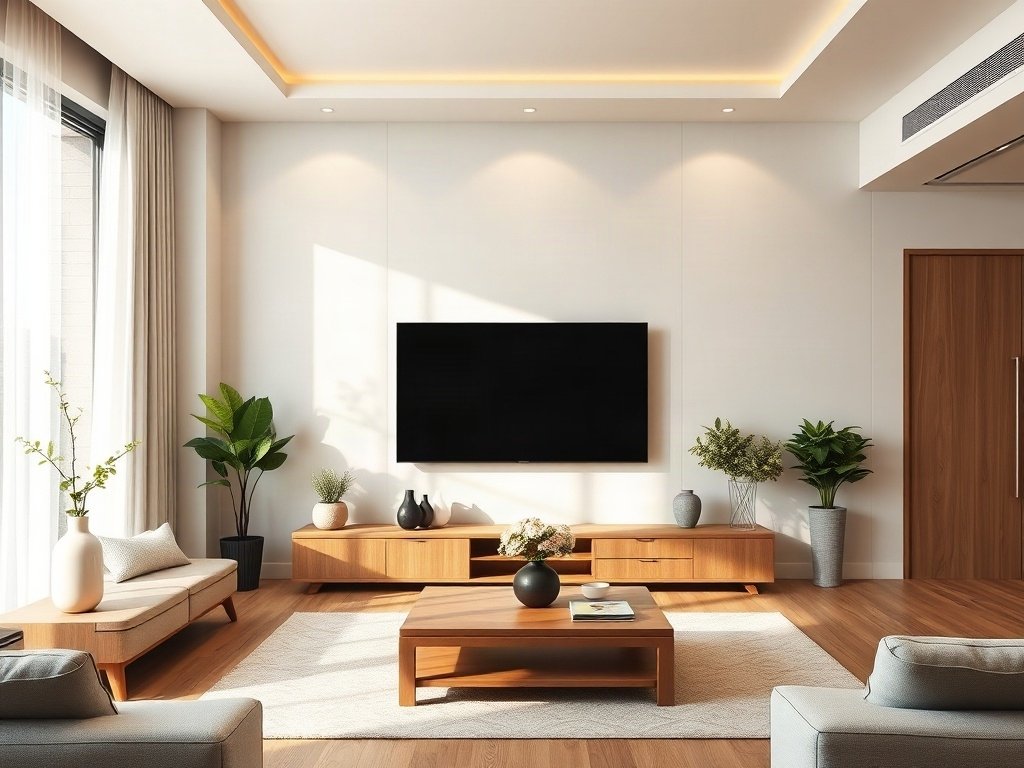Tổng quan & Tầm quan trọng của mẹo bài trí kệ tivi cho phòng khách hiện đại trong không gian sống - mẹo bài trí kệ tivi ch...