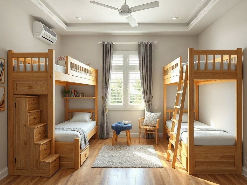 4 Lợi Ích Khi Chọn Mua Giường Tầng Gỗ Công Nghiệp Cao Cấp Cho Không Gian Sống Hiện Đại 3 Tổng quan & Tầm quan trọng của Giường Tầng Gỗ Công Nghiệp Cao Cấp trong không gian sống - Giường tầng gỗ công nghiệp cao cấp