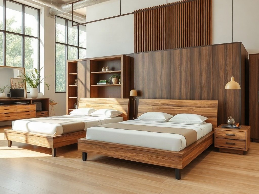 Khảo sát thực tế dòng gỗ thông dụng (Gỗ Sồi, Xoan đào, Óc chó) - địa chỉ bán giường ngủ gỗ giá rẻ