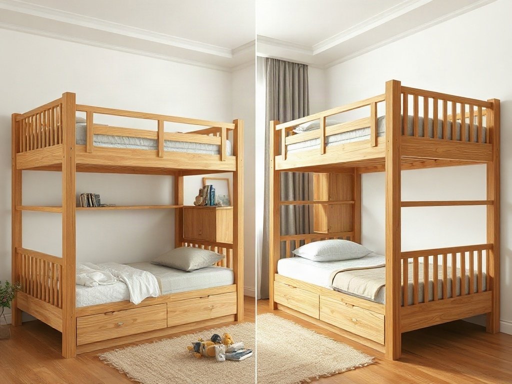 4 Lợi Ích Khi Chọn Mua Giường Tầng Gỗ Công Nghiệp Cao Cấp Cho Không Gian Sống Hiện Đại 5 Khảo sát thực tế dòng gỗ thông dụng (Gỗ Sồi, Xoan đào, Óc chó) - Giường tầng gỗ công nghiệp cao cấp