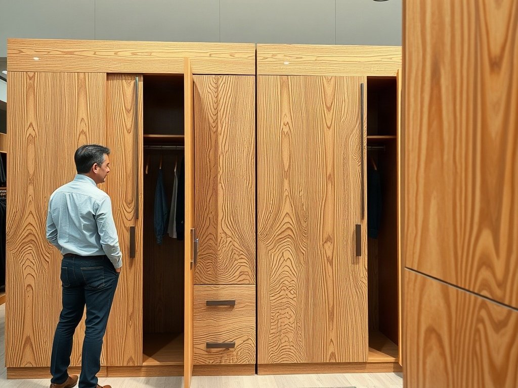 Khảo sát thực tế dòng gỗ thông dụng (Gỗ Sồi, Xoan đào, Óc chó) - Tủ quần áo gỗ tự nhiên đẹp