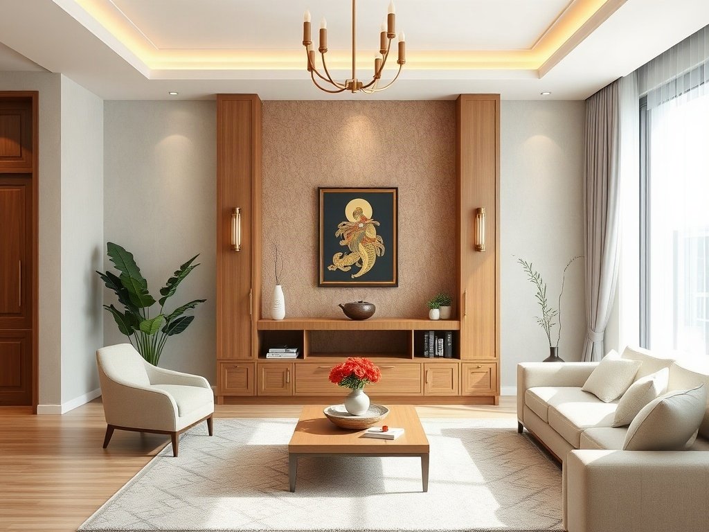 Mẹo đánh bóng và xử lý sự cố trầy xước nhỏ tại nhà - Lợi ích đặt tủ thờ phòng khách