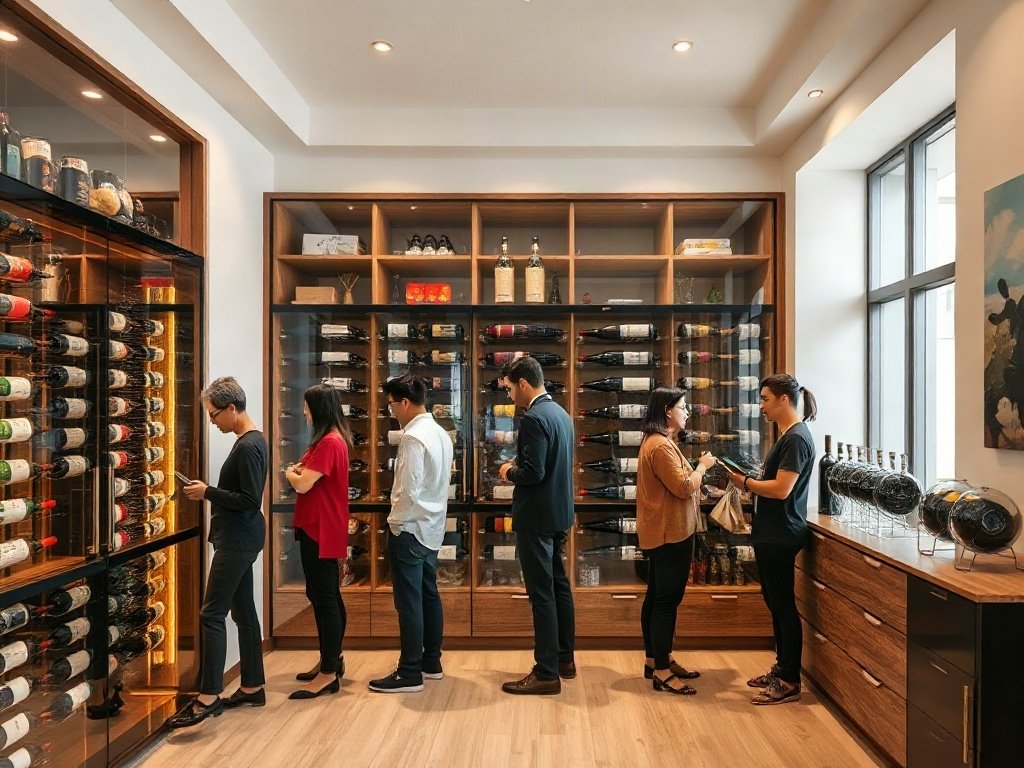 Không đo đạc kỹ diện tích phòng trước khi đặt làm - kệ rượu
