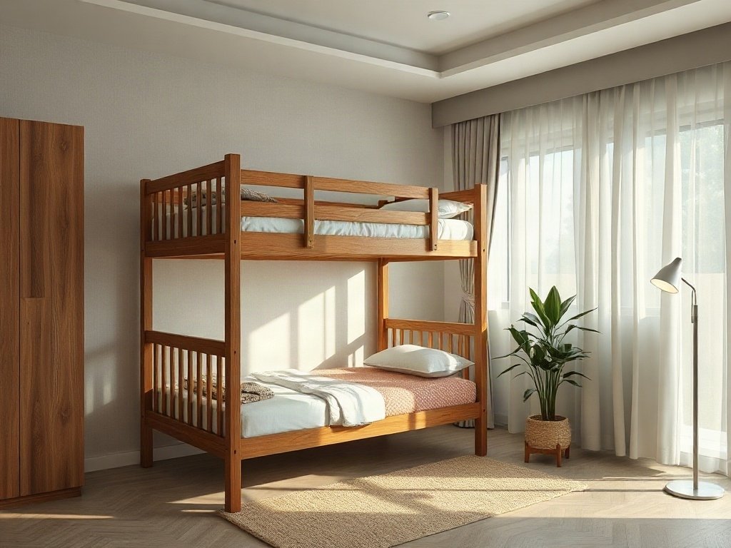 Không đo đạc kỹ diện tích phòng trước khi đặt làm - mẫu giường 2 tầng trẻ em