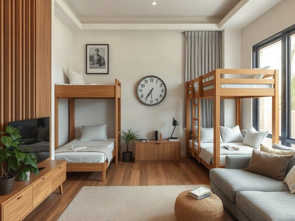 4 Lợi Ích Khi Chọn Mua Giường Tầng Gỗ Công Nghiệp Cao Cấp Cho Không Gian Sống Hiện Đại 29 Không đo đạc kỹ diện tích phòng trước khi đặt làm - Giường tầng gỗ công nghiệp cao cấp