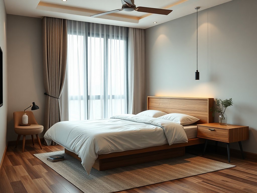Khám Phá 7 Lợi Ích Của Giường Xếp Trong Mùa Hè 2 Phòng ngủ hiện đại với giường xếp gọn gàng trong nhà Việt Nam