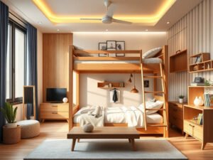 5 Cách Tăng Tính Thẩm Mỹ Giường Tầng Trong Không Gian Sống