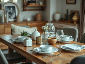 8 Bước Trang Trí Bàn Ăn Gỗ Theo Cá Tính Riêng