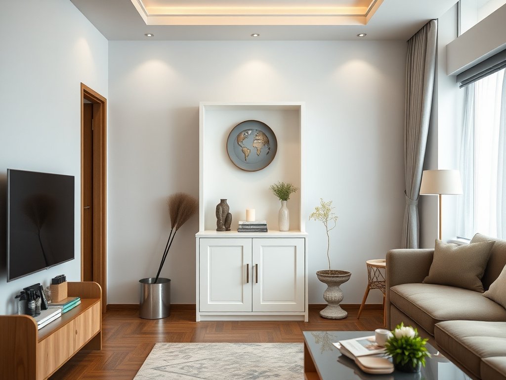 Khám Phá 8 Tính Năng Hiện Đại Của Tủ Thờ 7 Tủ thờ trong căn hộ Việt Nam hiện đại