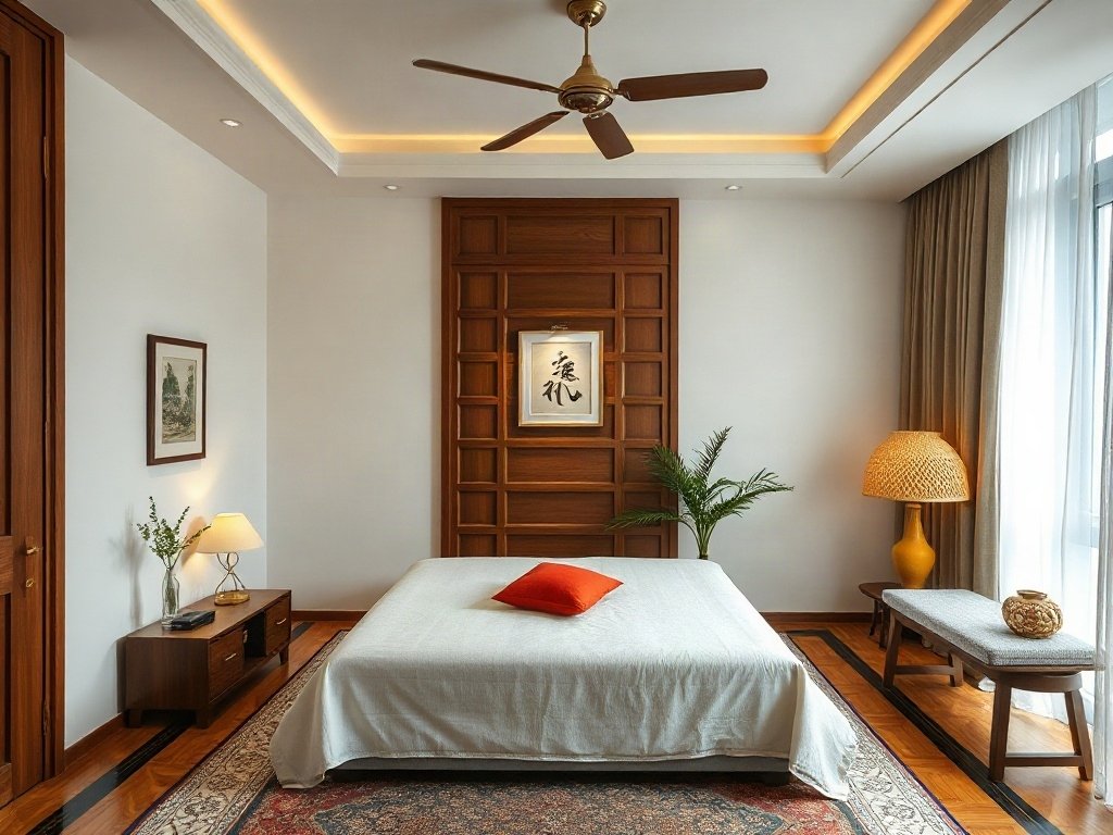 6 Hướng Đặt Giường Ngủ Thu Hút Tài Lộc Cho Mọi Nhà 14 Không Gian Phòng Ngủ Hướng Tây Bắc - hướng đặt giường ngủ thu hút tài lộc