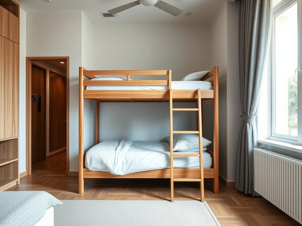 Dấu Hiệu Giường Tầng Cần Thay Mới: Khi Nào Là Thời Gian Thích Hợp Nhất? 8 Cậu bé Việt nằm trên giường tầng có ván sàn võng