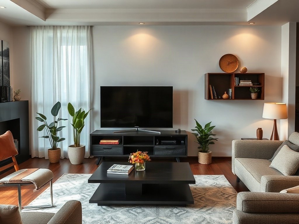 5 Lỗi Phong Thủy Thường Gặp Khi Kê Kệ Tivi và Cách Khắc Phục 12 Kệ tivi trong phòng khách sang trọng - lỗi phong thủy thường gặp khi kê kệ tivi
